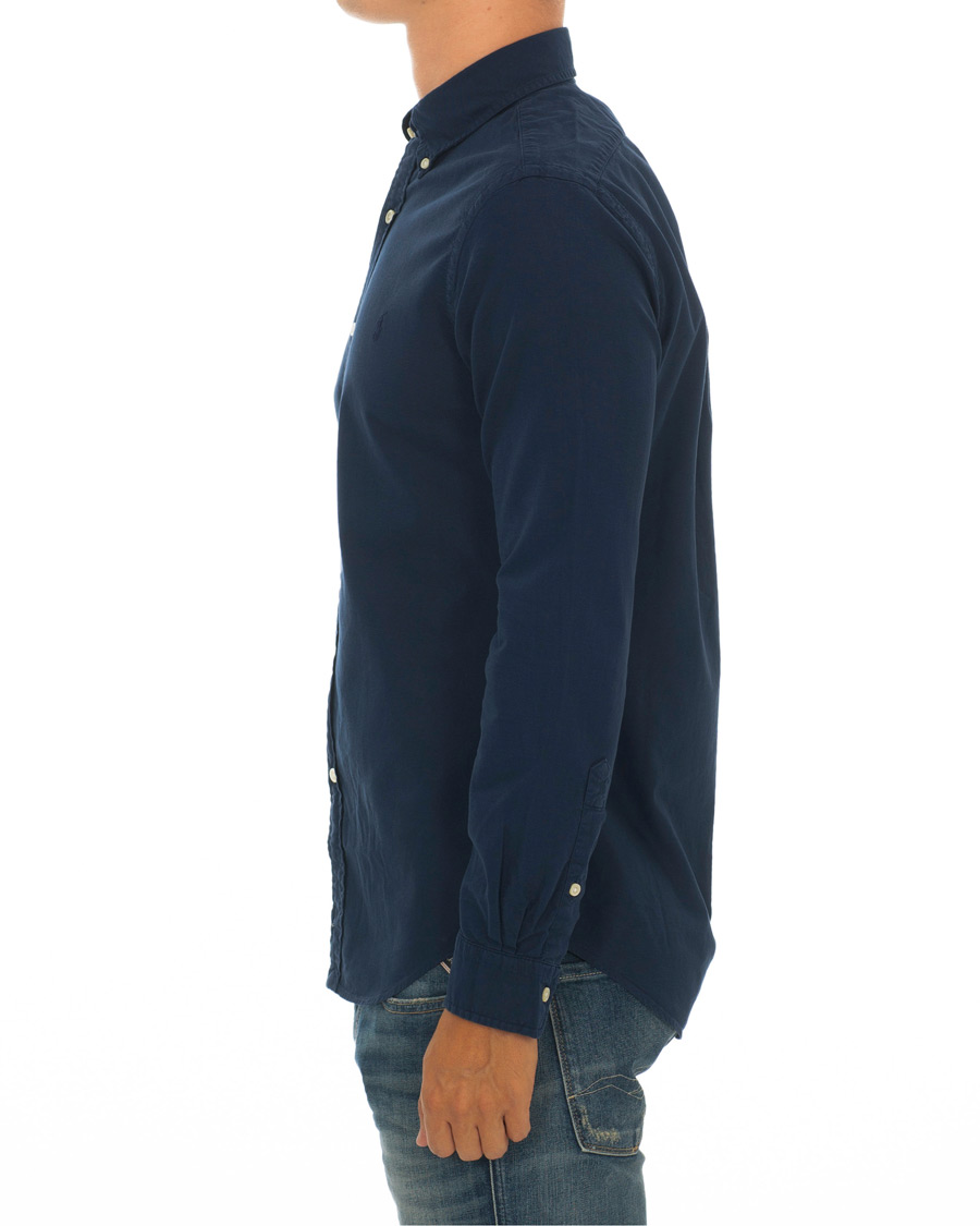 Homme | Chemises | Polo Ralph Lauren | Slim Fit Garment Dyed Oxford Shirt Newport Navy