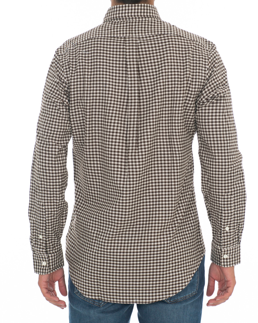 Homme | Chemises | Polo Ralph Lauren | Custom Fit Twill Check Shirt Brown/White