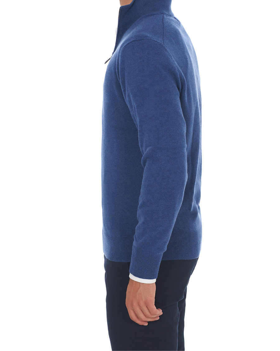 Homme | Pulls Et Tricots | Polo Ralph Lauren | Merino Half Zip Shale Blue