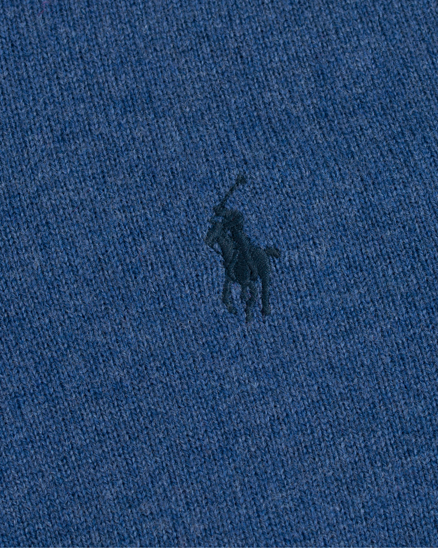 Homme | Pulls Et Tricots | Polo Ralph Lauren | Merino Half Zip Shale Blue