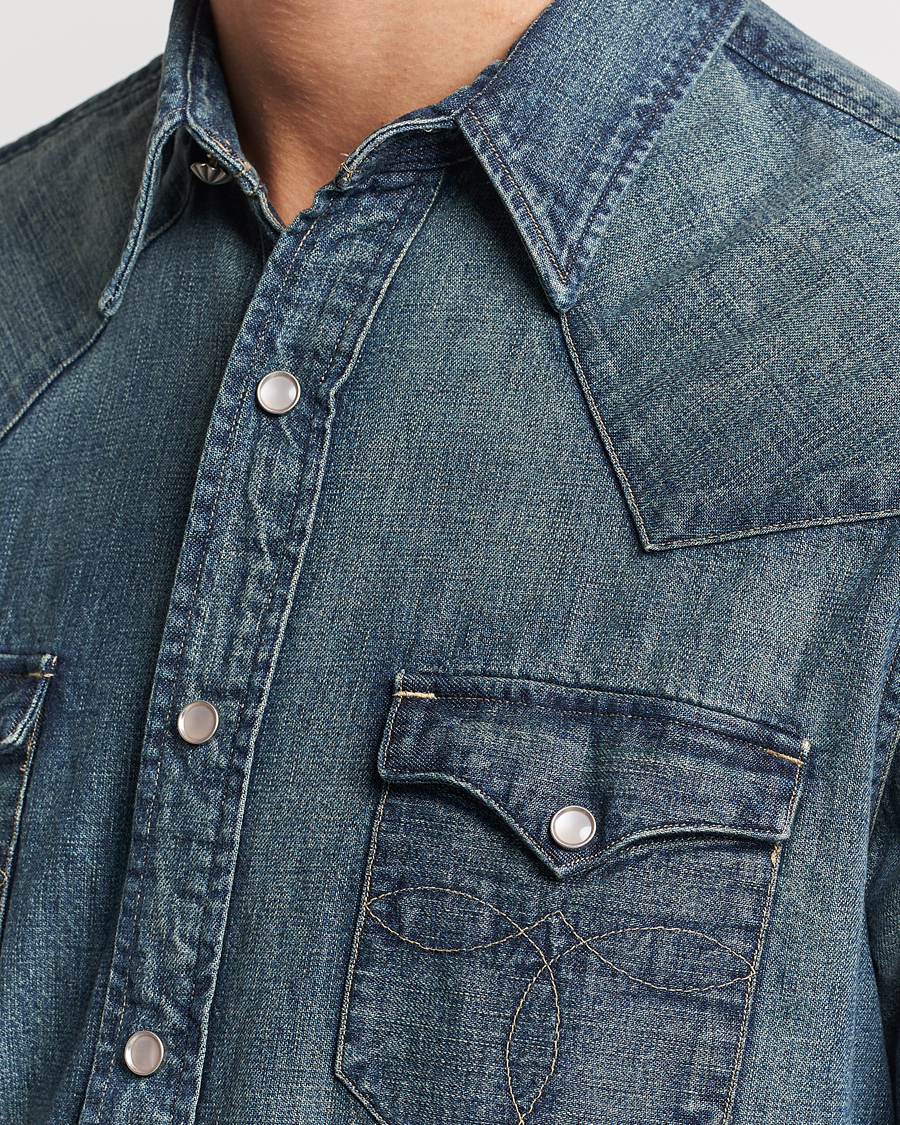 Homme | Chemises | RRL | Buffalo Western Shirt Dark Wash