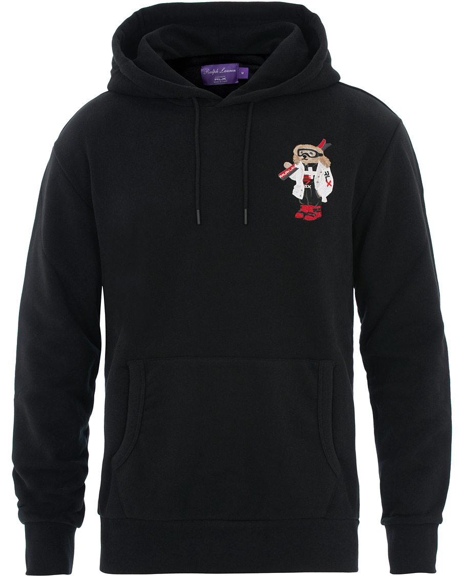 Homme | Pulls Et Tricots | Ralph Lauren Purple Label | Ski Bear Luxury Fleece Hoodie Black
