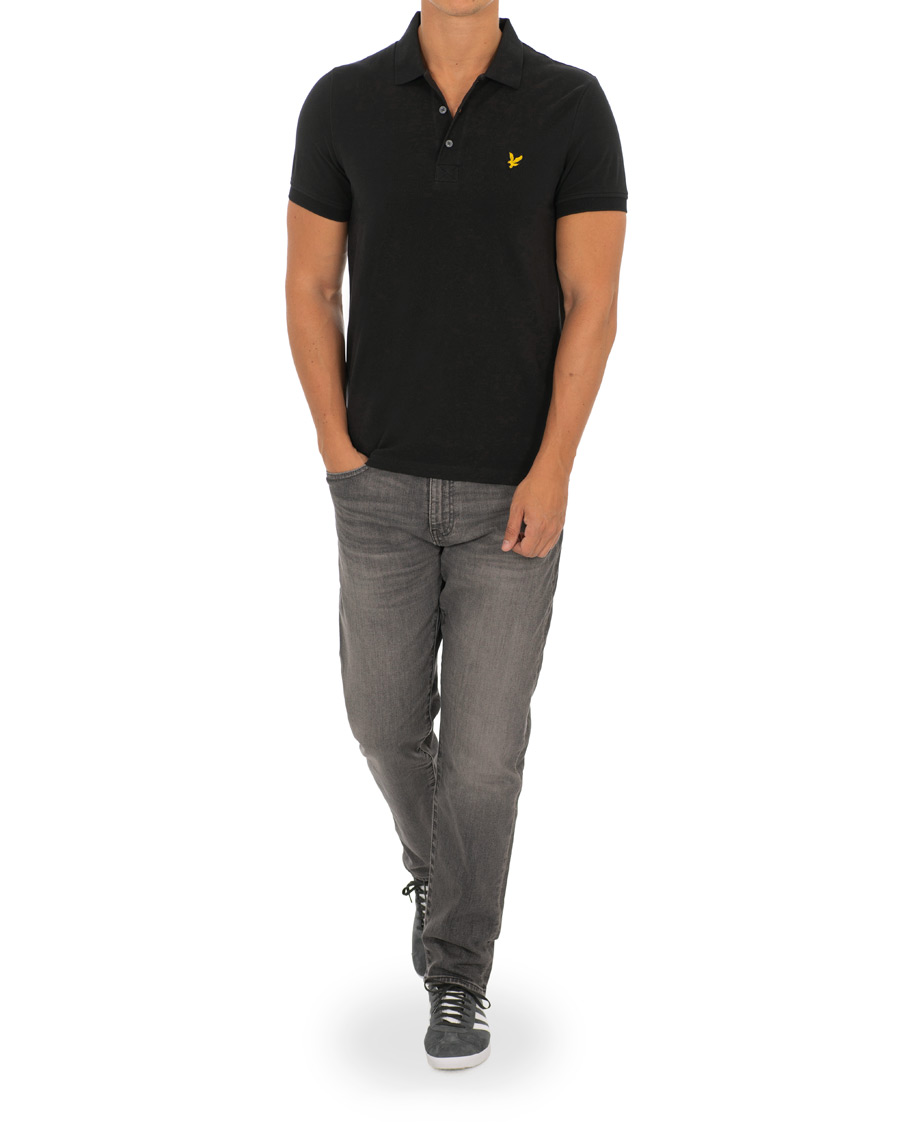 Homme | Polos | Lyle & Scott | Plain Polo Shirt True Black