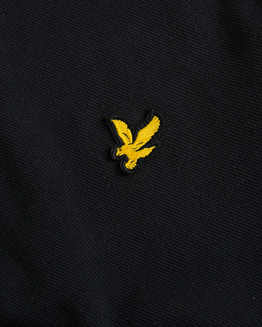 Homme | Polos | Lyle & Scott | Plain Polo Shirt True Black