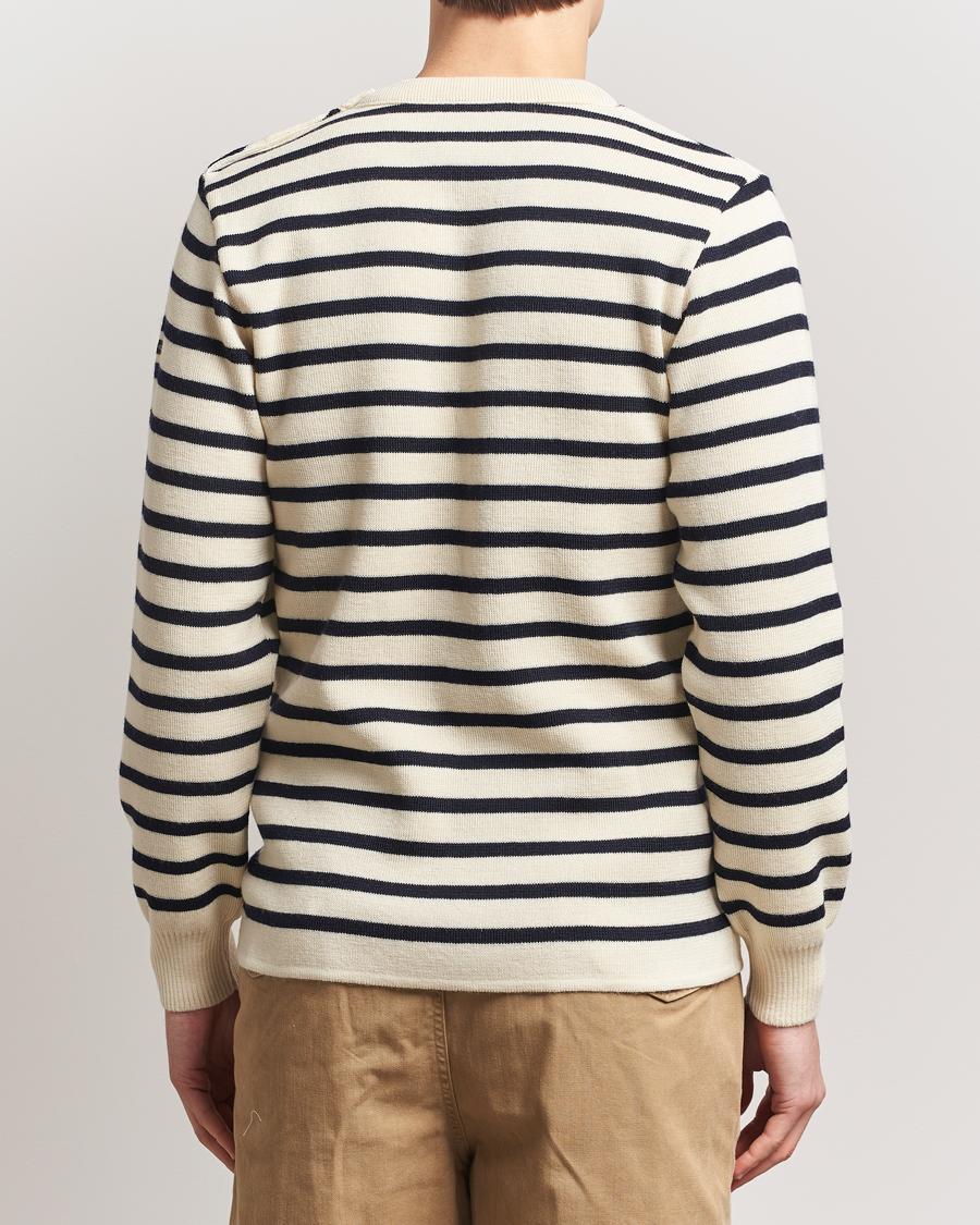 Homme | Pulls Et Tricots | Armor-lux | Fouesnant Classic Sweater Nature/Rich Navy