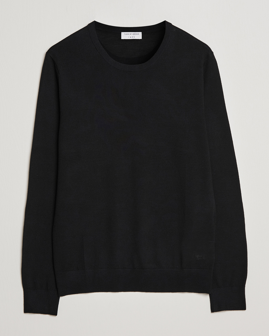 Homme | Pulls Et Tricots | Tiger of Sweden | Nichols Crew Neck Pullover Black
