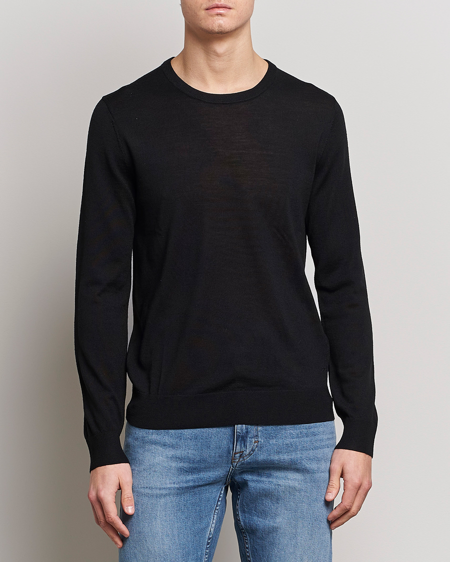 Homme | Pulls Et Tricots | Tiger of Sweden | Nichols Crew Neck Pullover Black