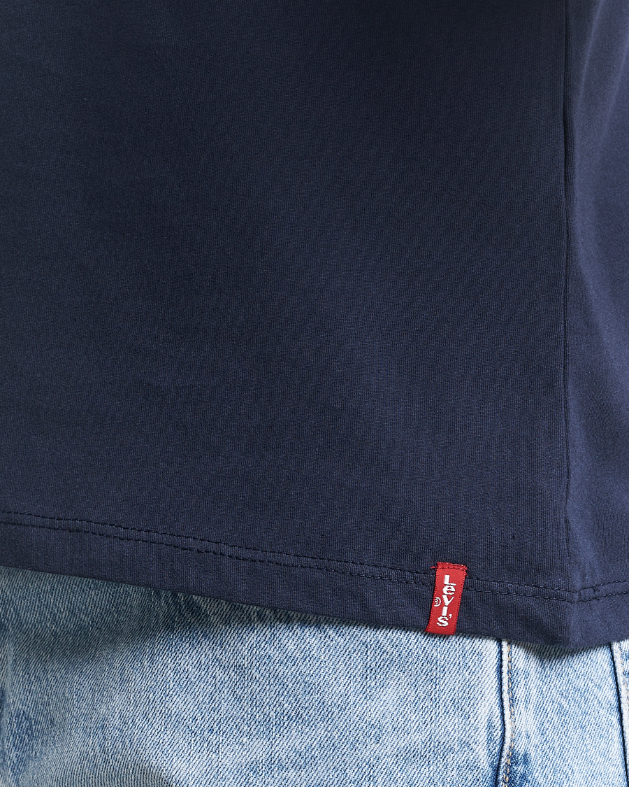 Homme | T-shirts | Levi's | 2-Pack Crew Neck T-Shirt Navy/White