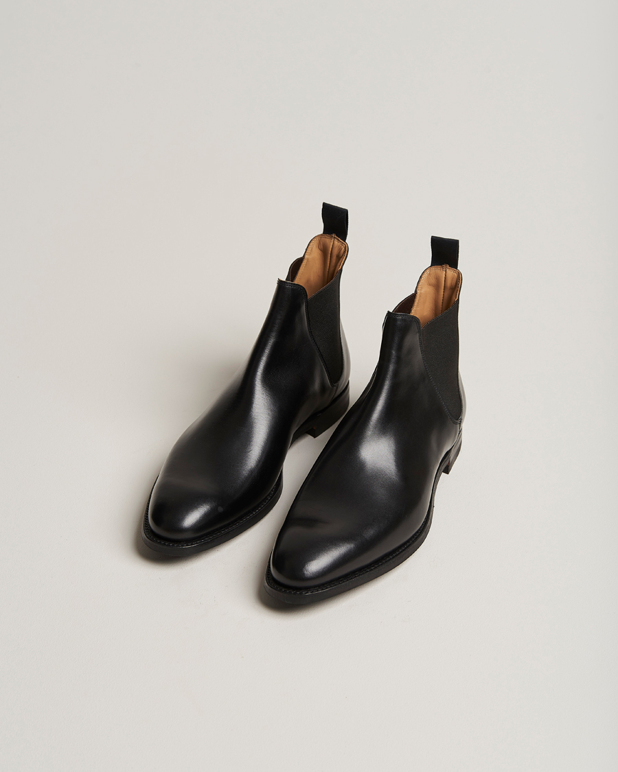 Homme | Bottes | Crockett & Jones | Chelsea 8 City Sole Black Calf