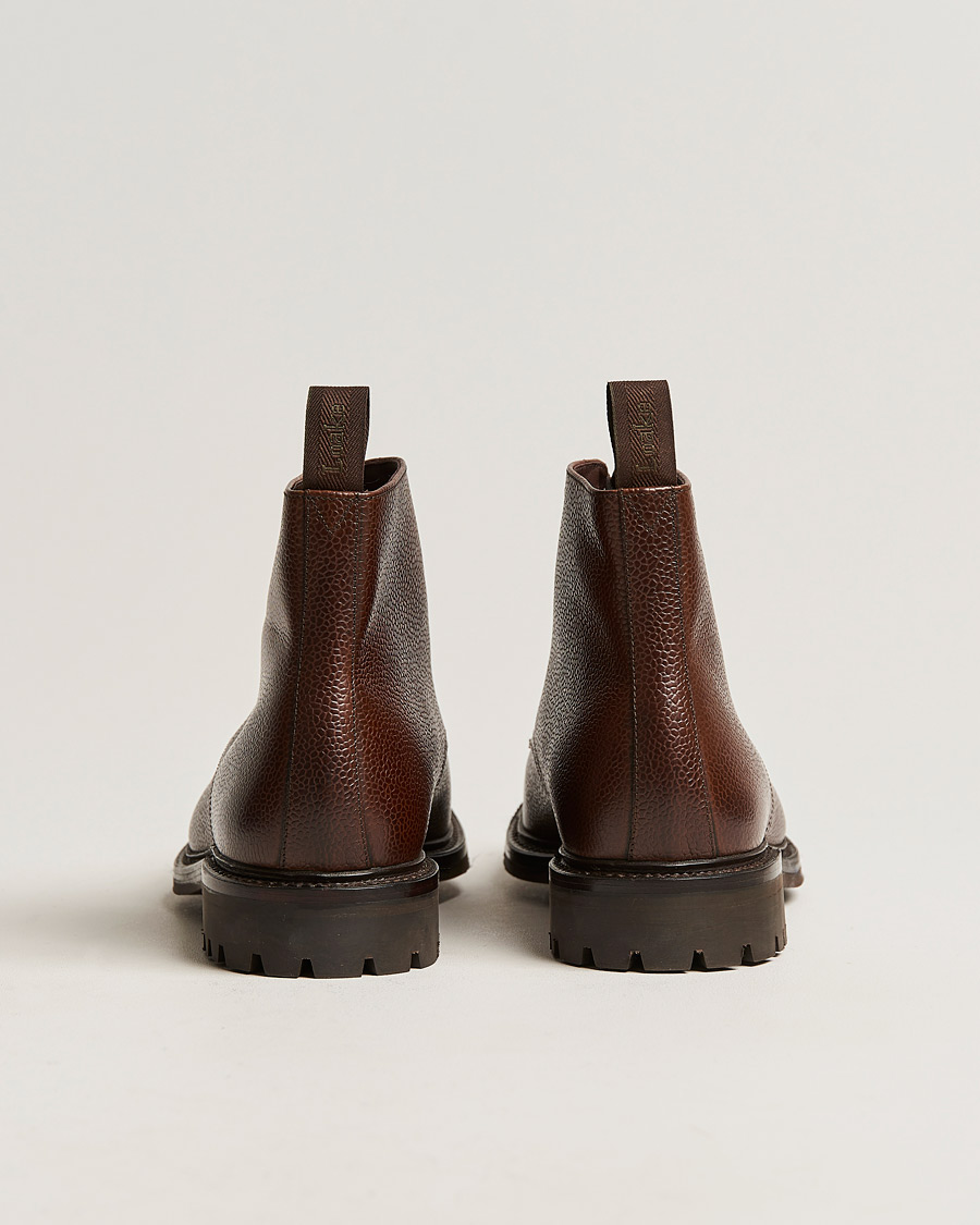 Homme | Bottes | Loake 1880 | Sedbergh Derby Boot Brown Grain Calf