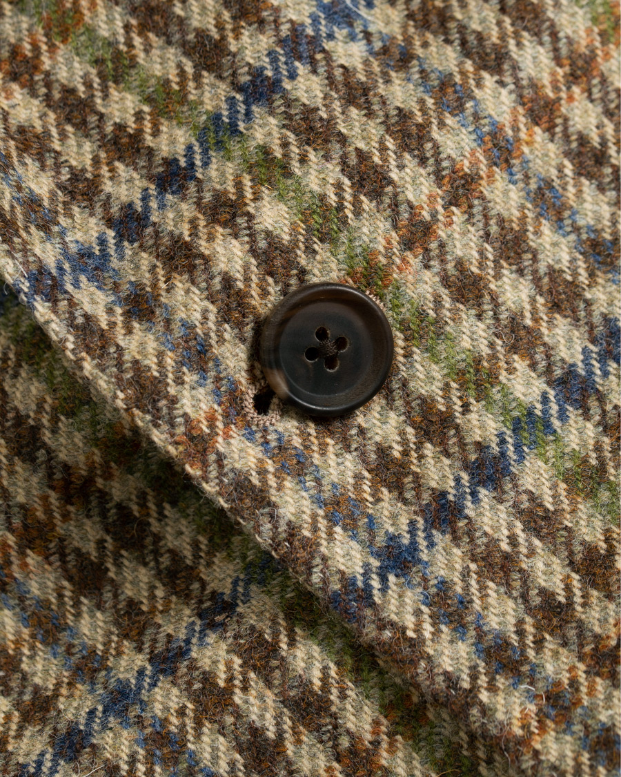 Homme | Blazers | Berg&Berg | Dan II Gun Club Check Wool Blazer Brown/Olive