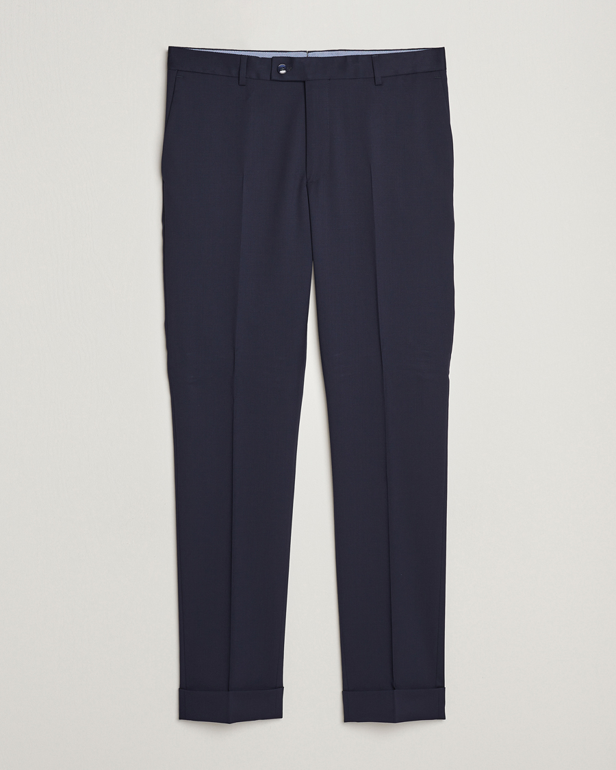 Homme | Pantalons | Morris | Prestige Wool Suit Trousers Navy