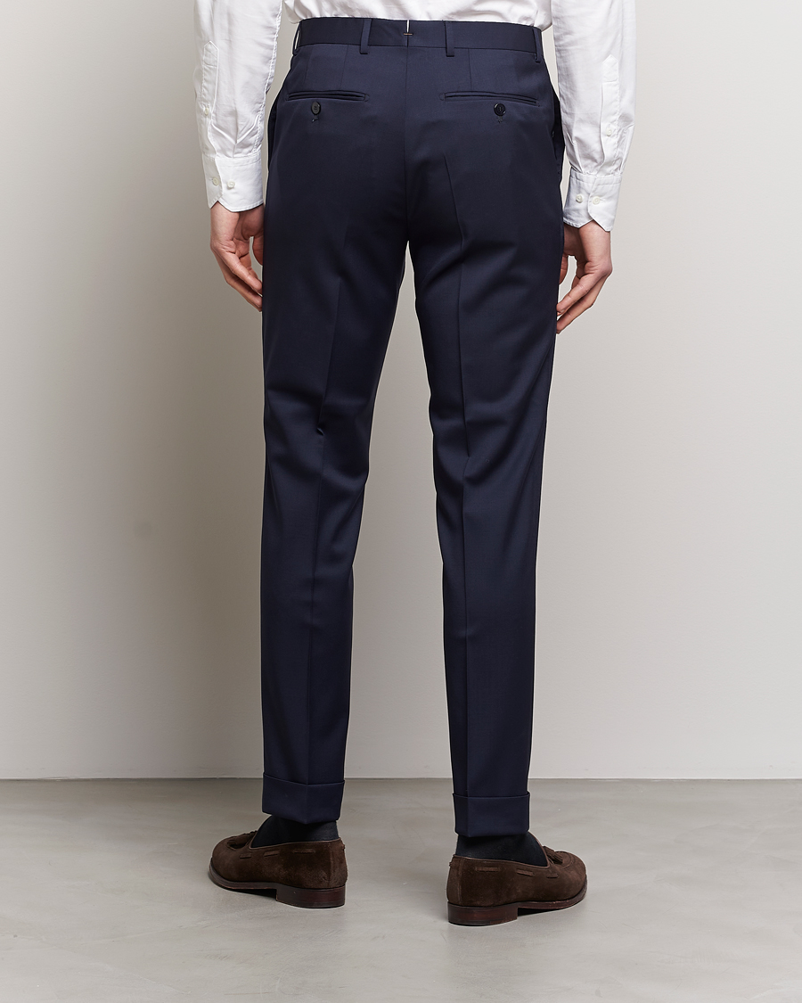 Homme | Pantalons | Morris | Prestige Wool Suit Trousers Navy