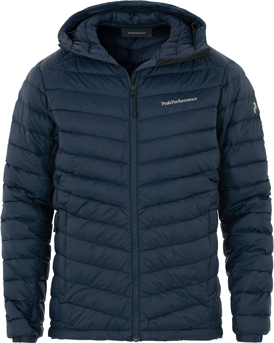 Homme | Manteaux Et Vestes | Peak Performance | Frost Down Hooded Jacket Blue Shadow
