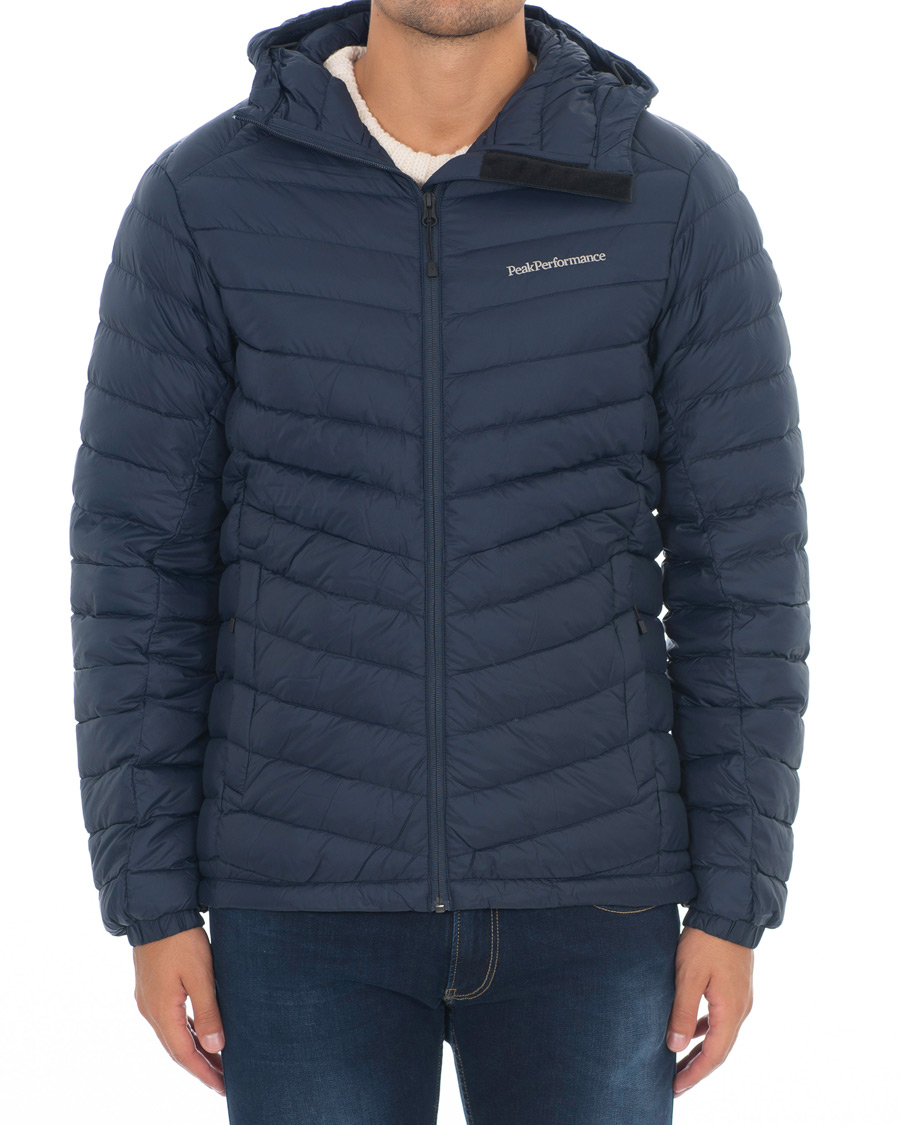 Homme | Manteaux Et Vestes | Peak Performance | Frost Down Hooded Jacket Blue Shadow