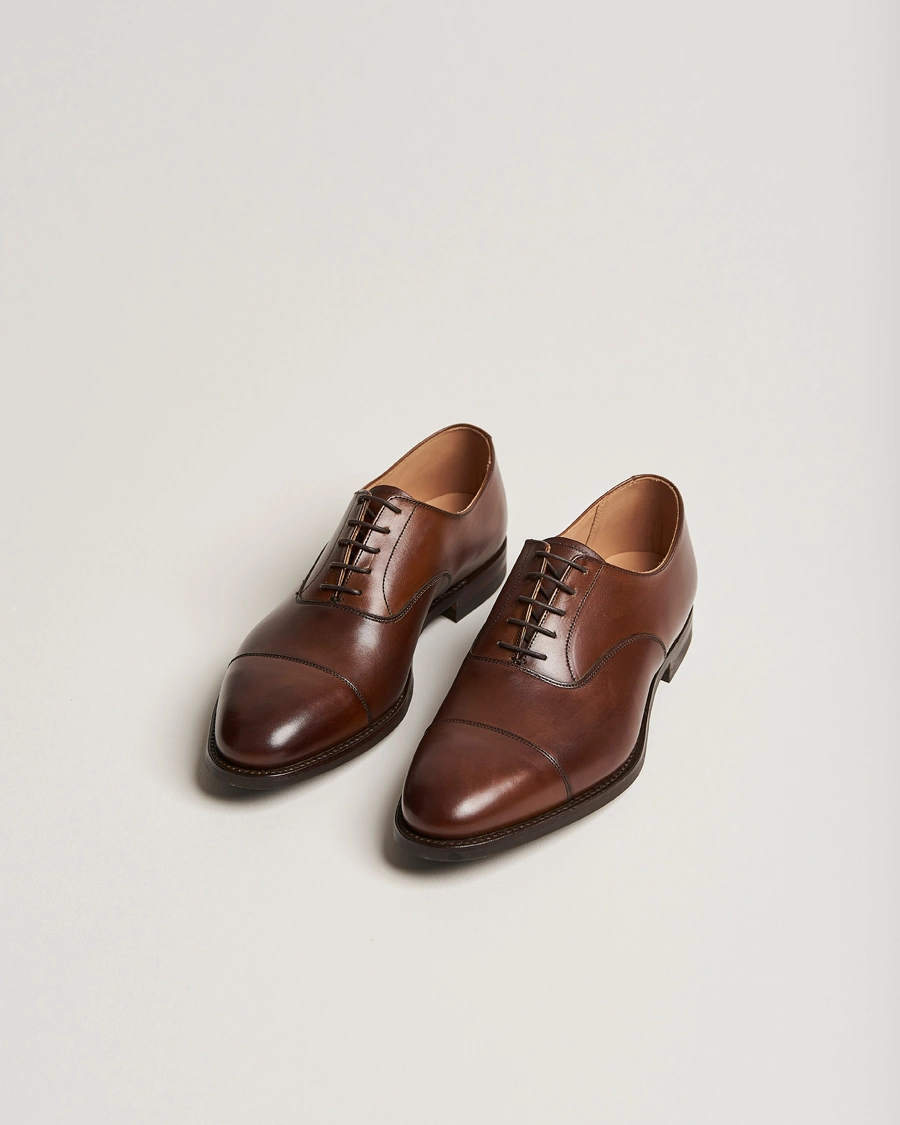 Homme | Chaussures Oxford | Crockett & Jones | Connaught 2 City Sole Dark Brown Calf