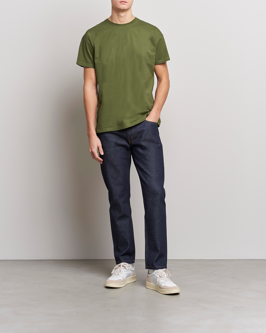 Homme | Pantalons | Jeanerica | TM005 Tapered Jeans Blue Raw