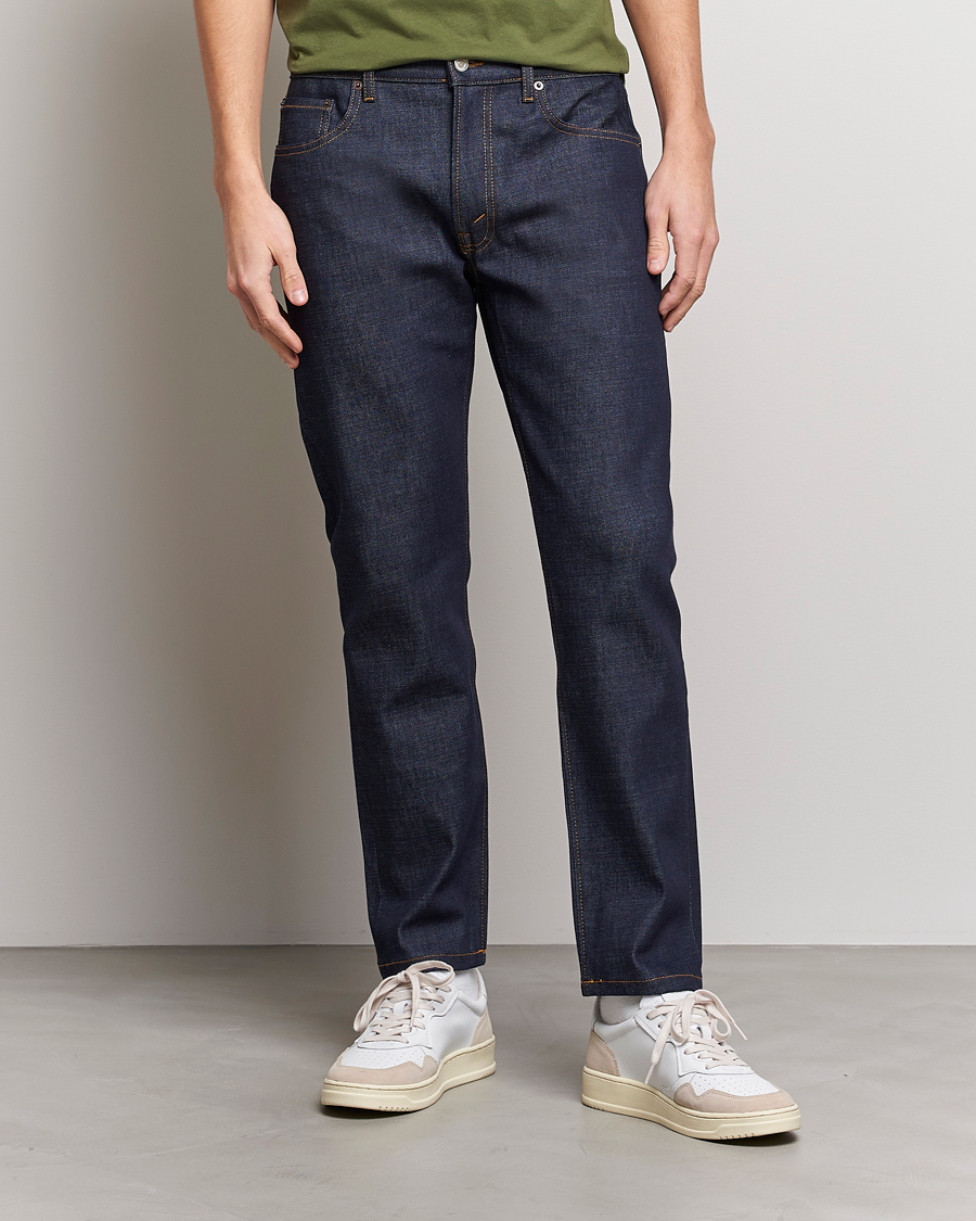 Men |  | Jeanerica | TM005 Tapered Jeans Blue Raw