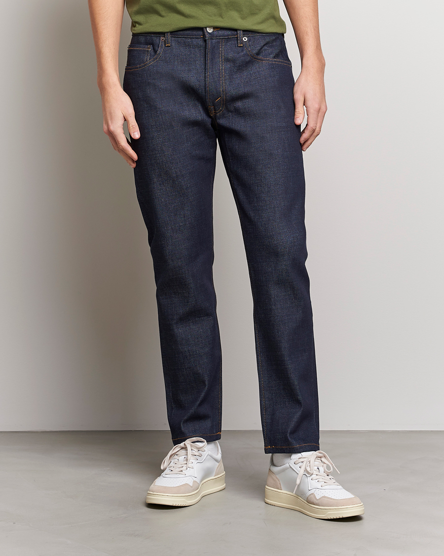 Homme | Pantalons | Jeanerica | TM005 Tapered Jeans Blue Raw