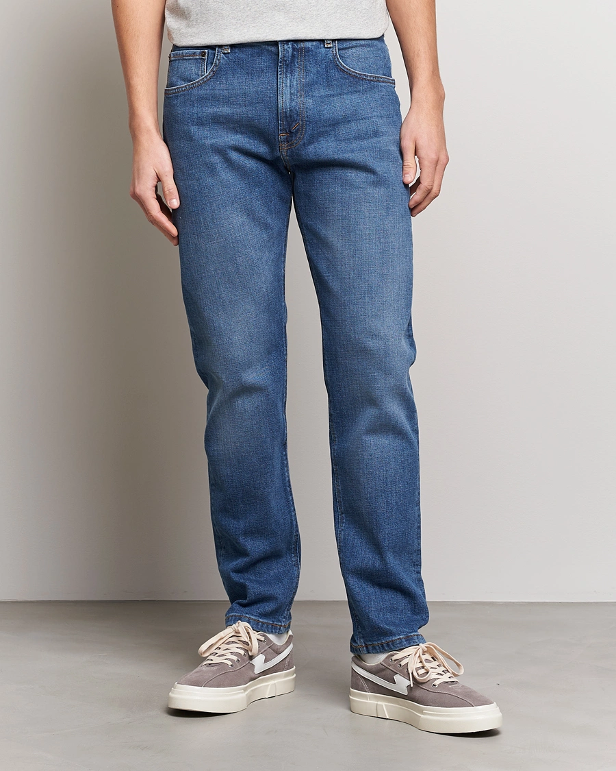 Homme | Jeans Bleus | Jeanerica | TM005 Tapered Jeans Mid Vintage
