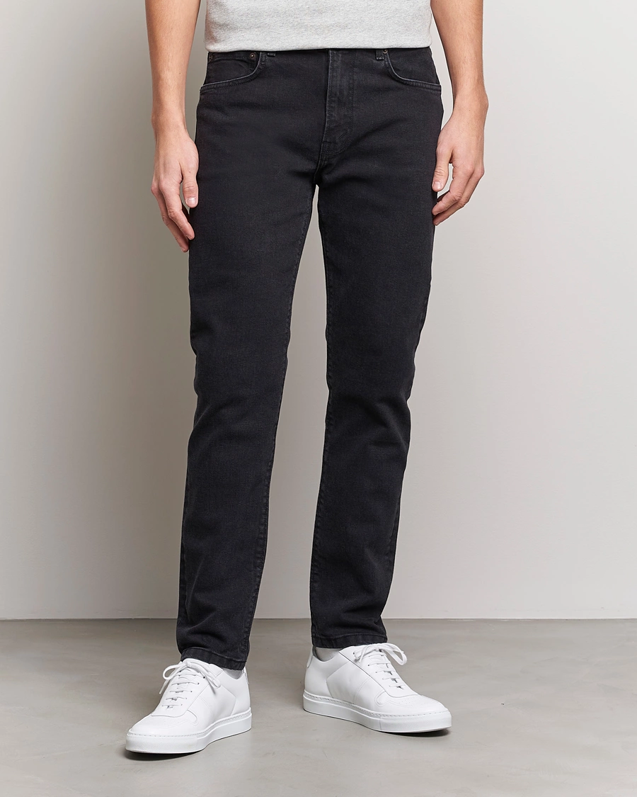 Homme | Jeans Noirs | Jeanerica | TM005 Tapered Jeans Black 2 Weeks