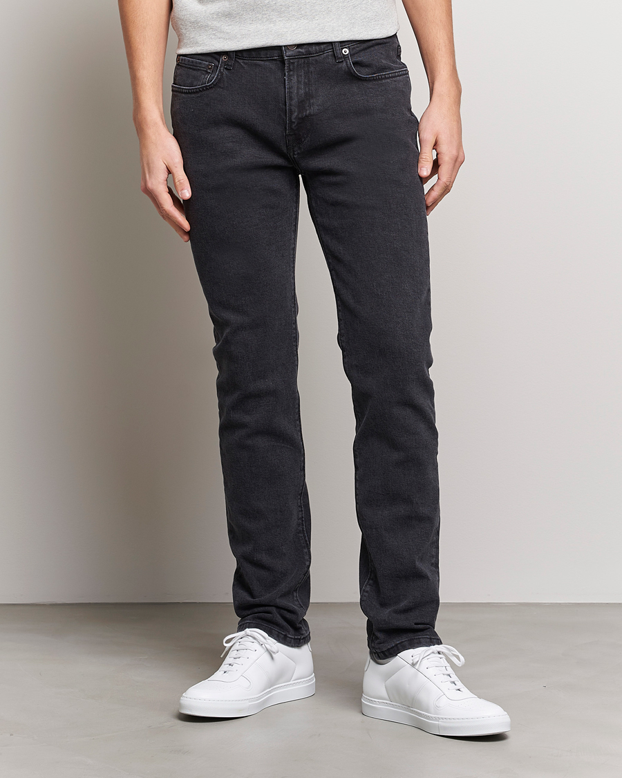 Homme | Jeans Noirs | Jeanerica | SM001 Slim Jeans Used Black