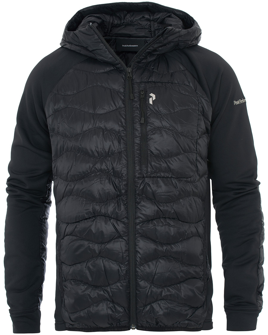 Homme | Manteaux Et Vestes | Peak Performance | Helium Hybrid Hooded Jacket Black