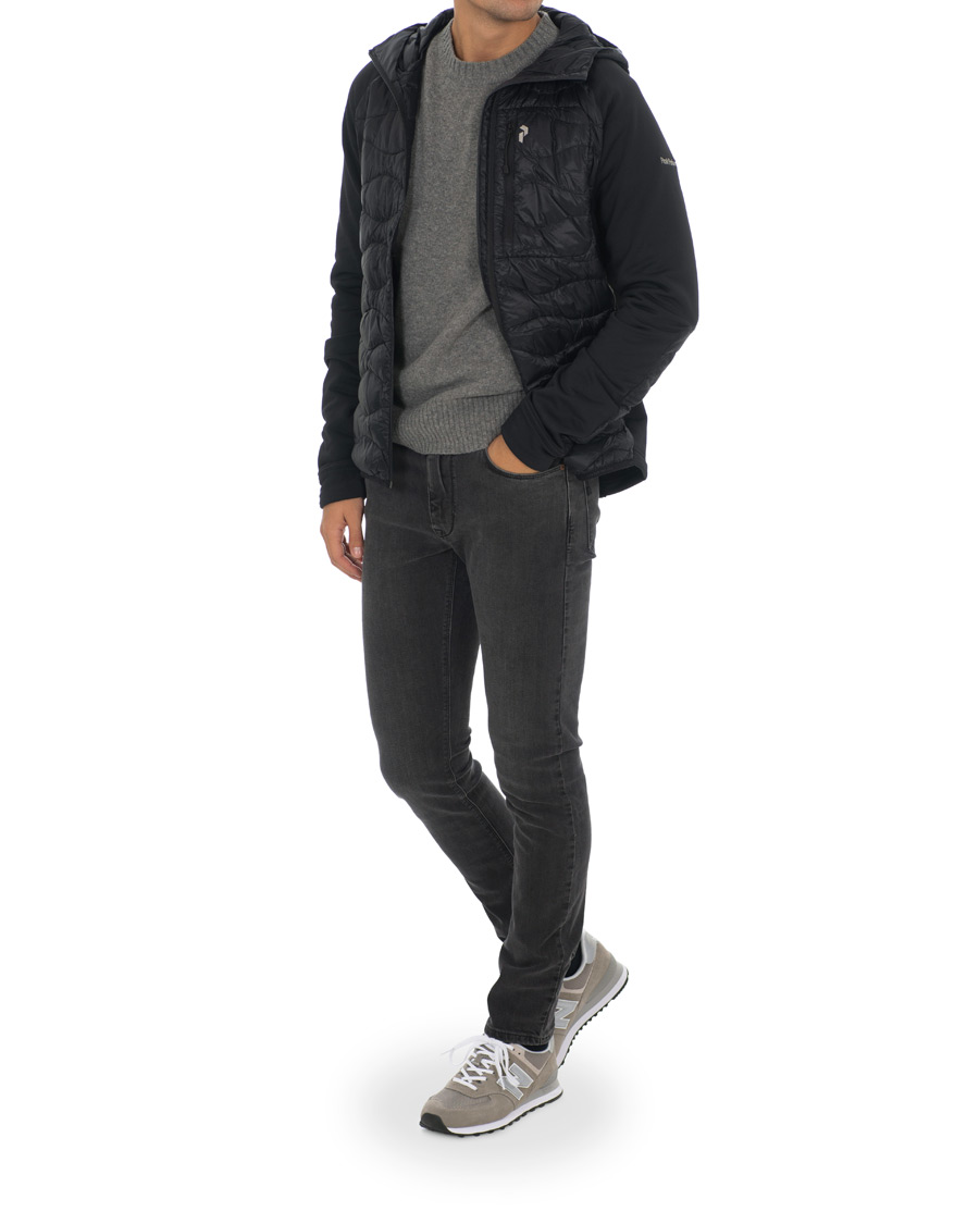 Homme | Manteaux Et Vestes | Peak Performance | Helium Hybrid Hooded Jacket Black