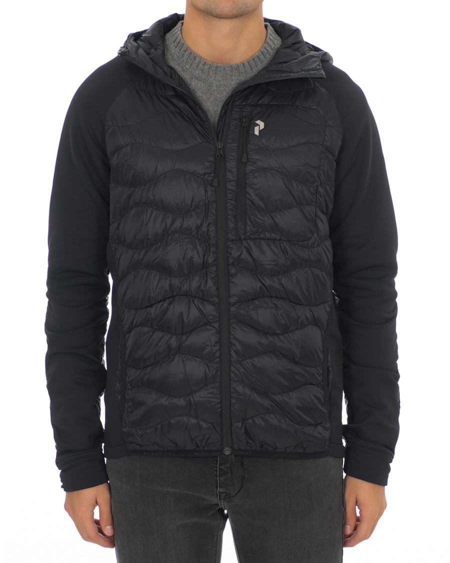 Homme | Manteaux Et Vestes | Peak Performance | Helium Hybrid Hooded Jacket Black