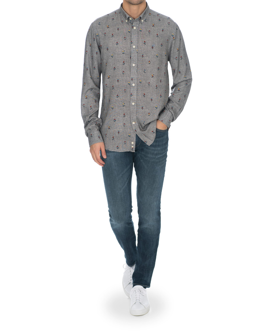 Homme | Chemises | Morris | Jasper Button Down Tencel Ski Shirt Grey