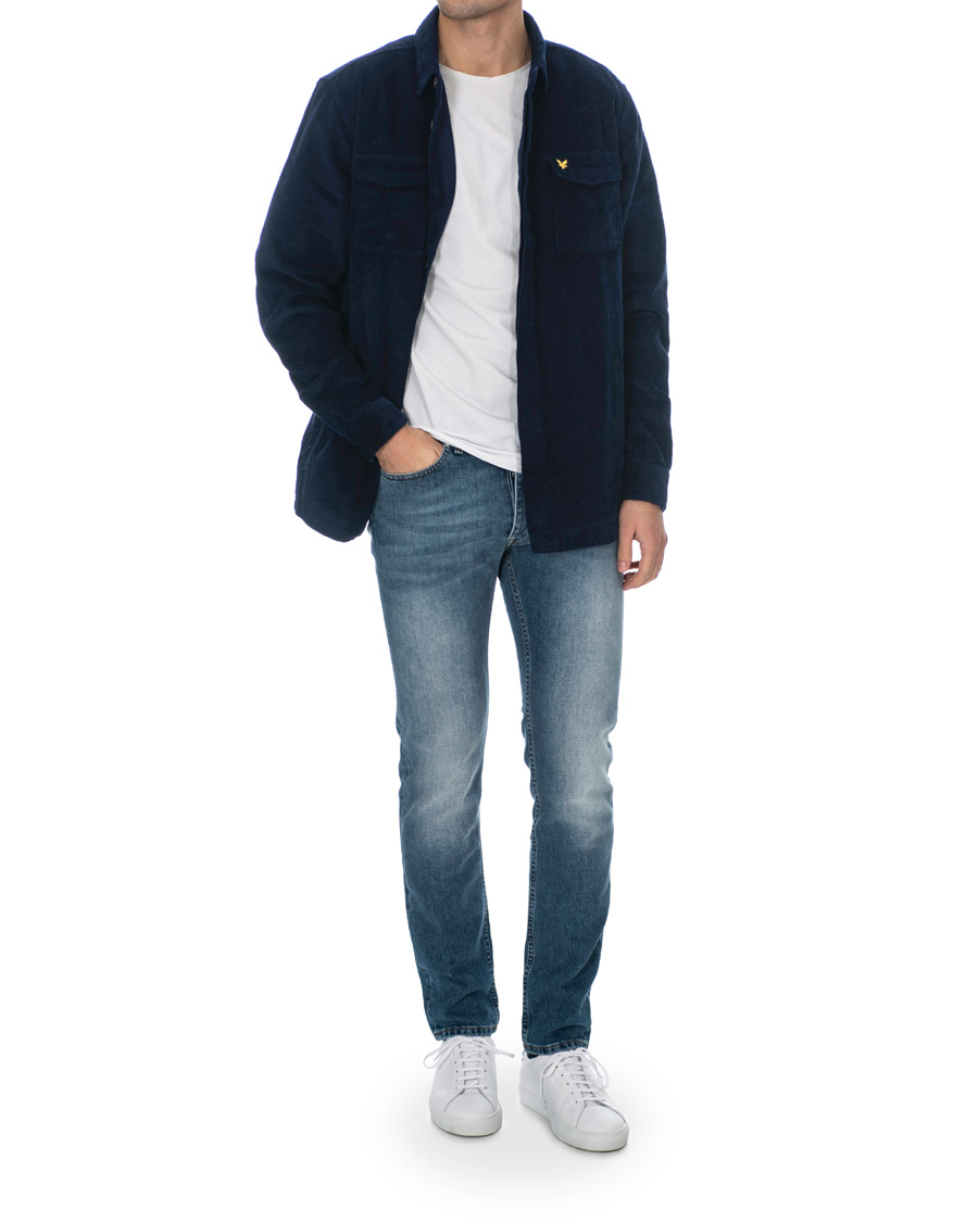 Homme | Chemises | Lyle & Scott | Corduroy Overshirt Navy