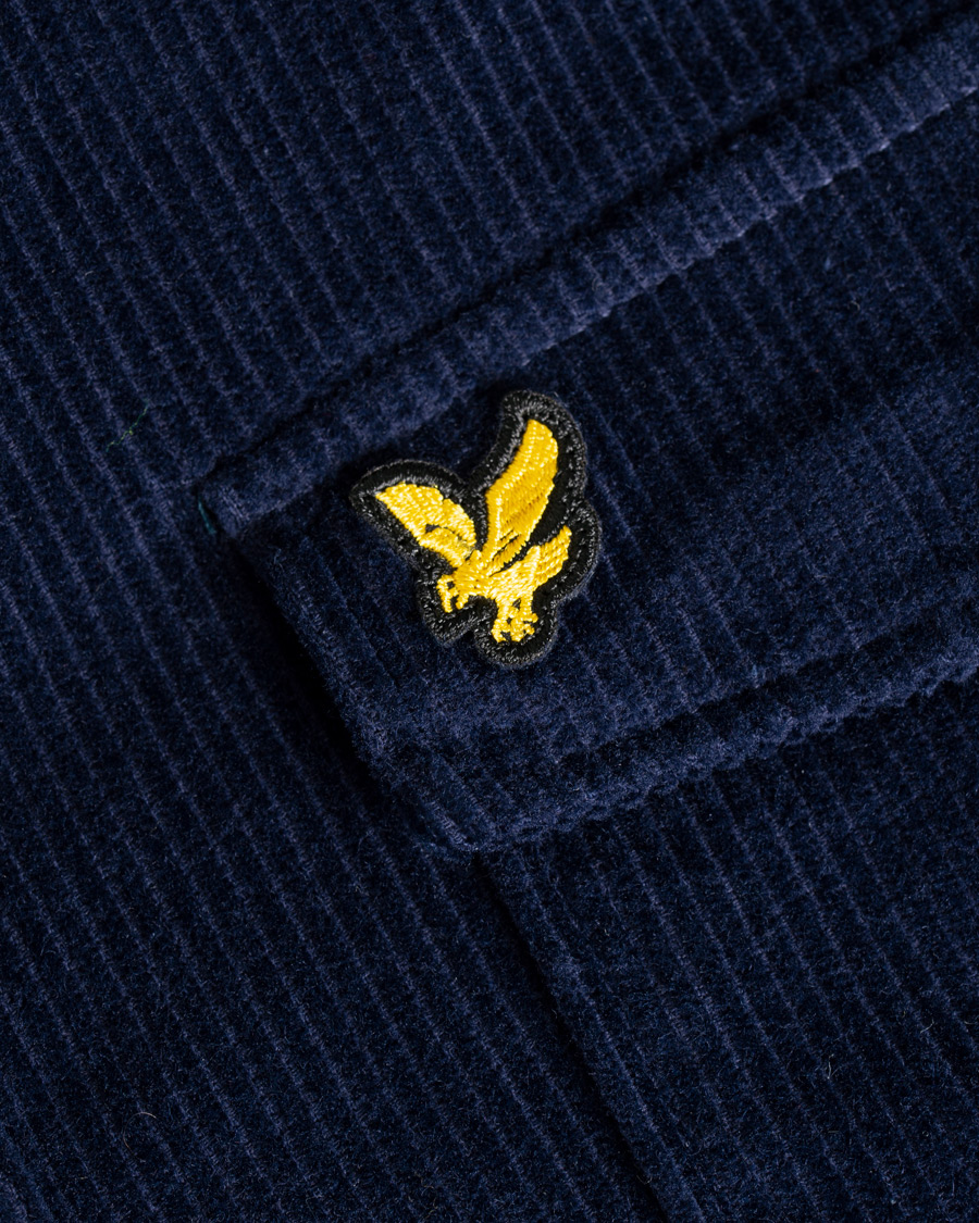 Homme | Chemises | Lyle & Scott | Corduroy Overshirt Navy