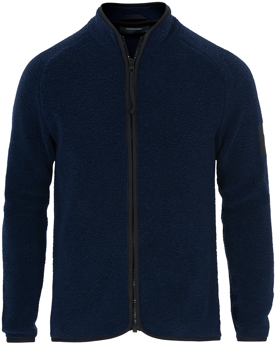 Homme | Pulls Et Tricots | Peak Performance | Ted Full Zip Fleece Salute Blue