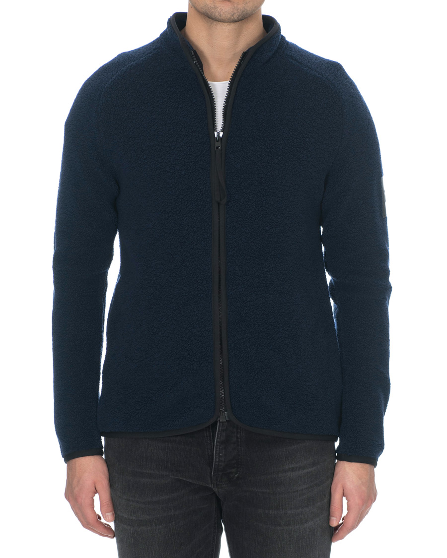 Homme | Pulls Et Tricots | Peak Performance | Ted Full Zip Fleece Salute Blue