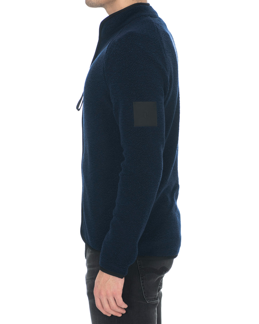 Homme | Pulls Et Tricots | Peak Performance | Ted Full Zip Fleece Salute Blue