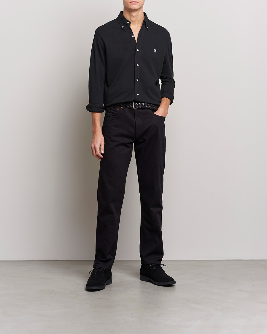 Homme | Chemises | Polo Ralph Lauren | Featherweight Mesh Shirt Polo Black