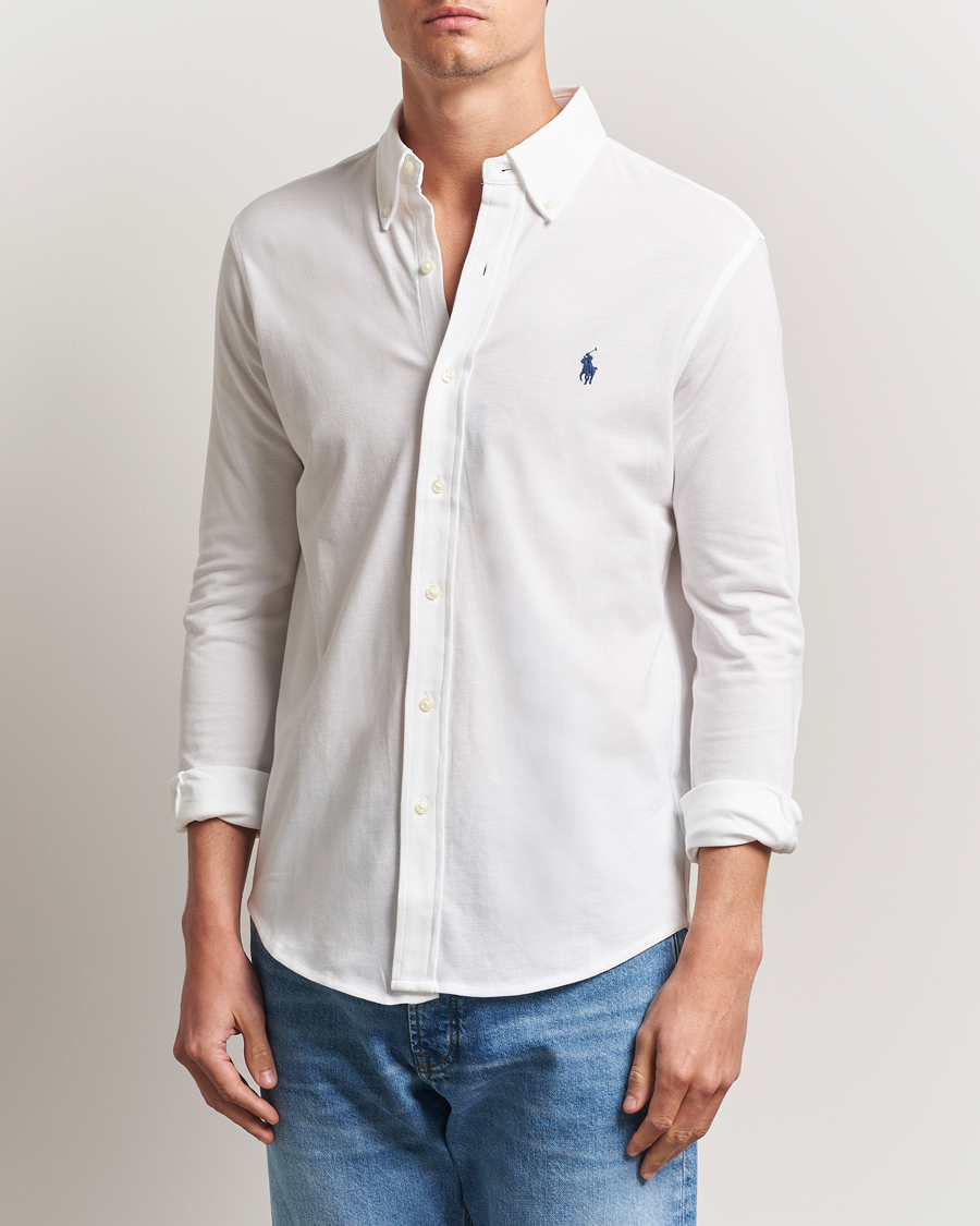 Homme | Chemises | Polo Ralph Lauren | Featherweight Mesh Shirt White