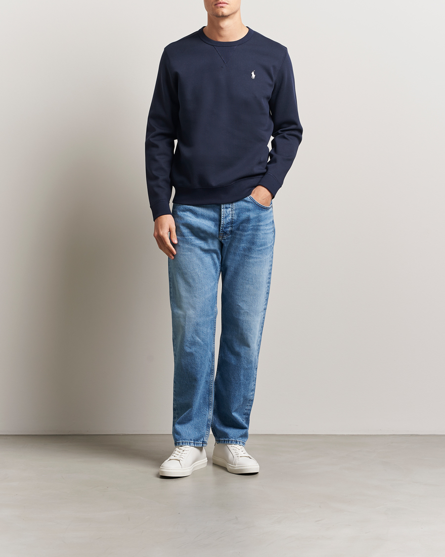 Homme | Pulls Et Tricots | Polo Ralph Lauren | Tech Crew Neck Sweatshirt Aviator Navy