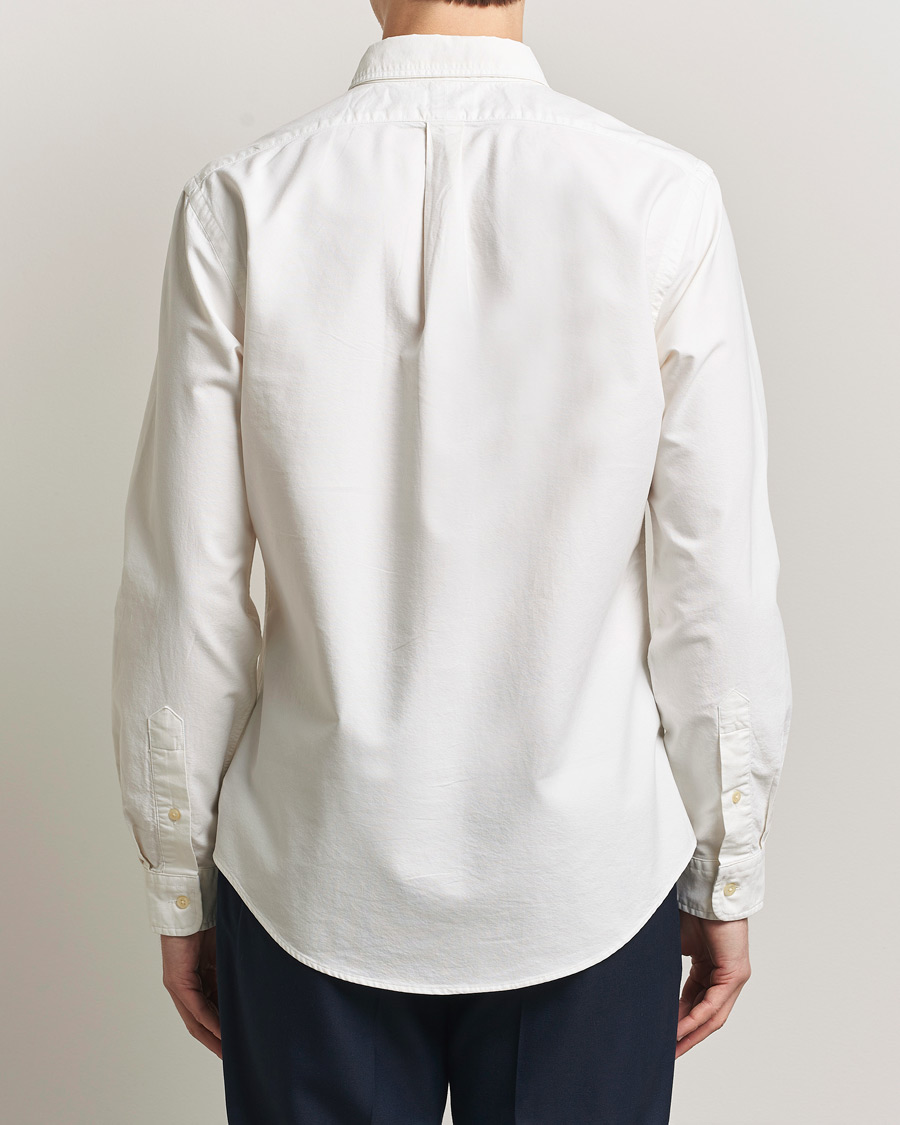 Homme | Chemises | Polo Ralph Lauren | Slim Fit Garment Dyed Oxford Shirt White