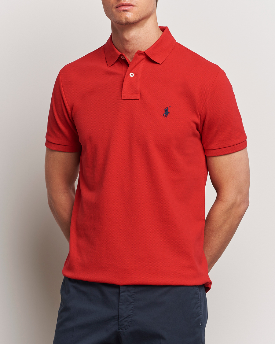 Homme | Polos | Polo Ralph Lauren | Custom Slim Fit Polo Red