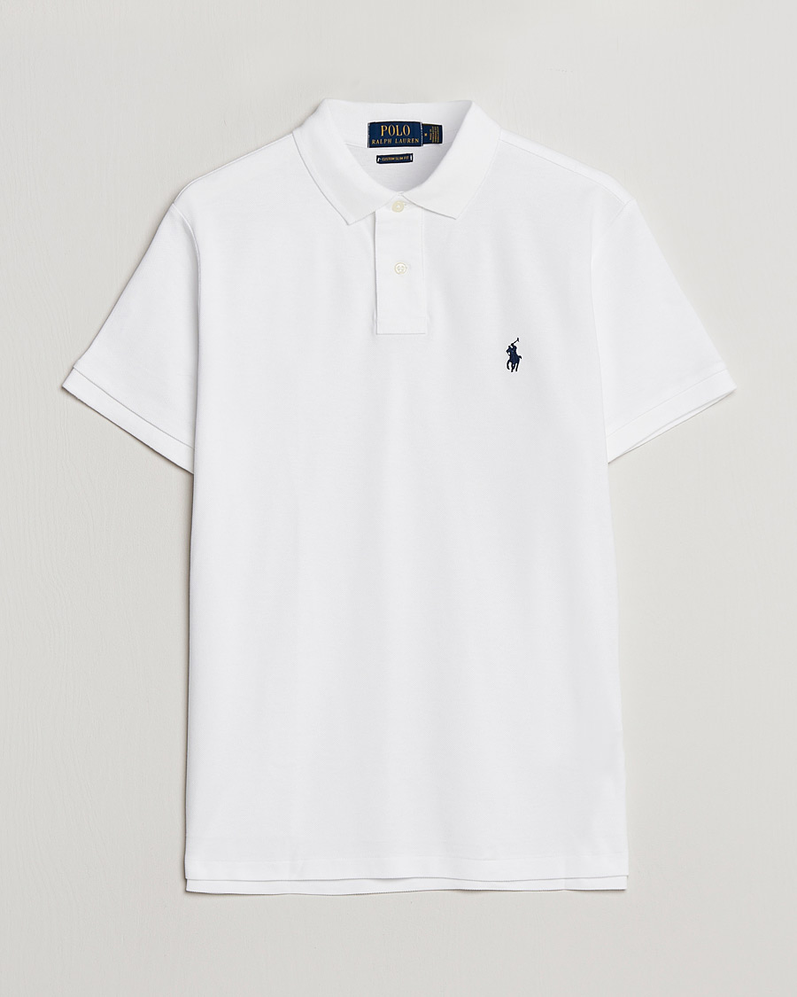 Homme | Polos | Polo Ralph Lauren | Custom Slim Fit Polo White