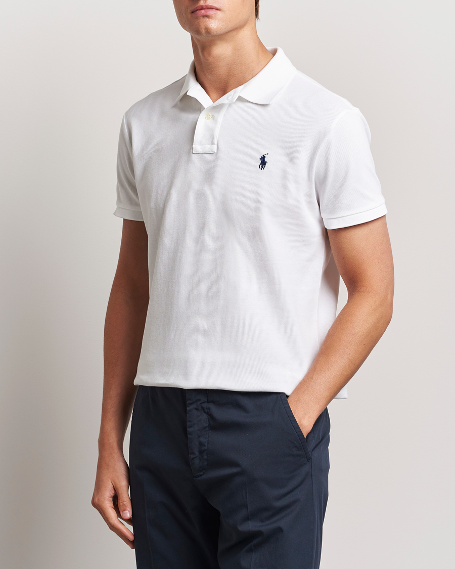 Homme | Polos | Polo Ralph Lauren | Custom Slim Fit Polo White