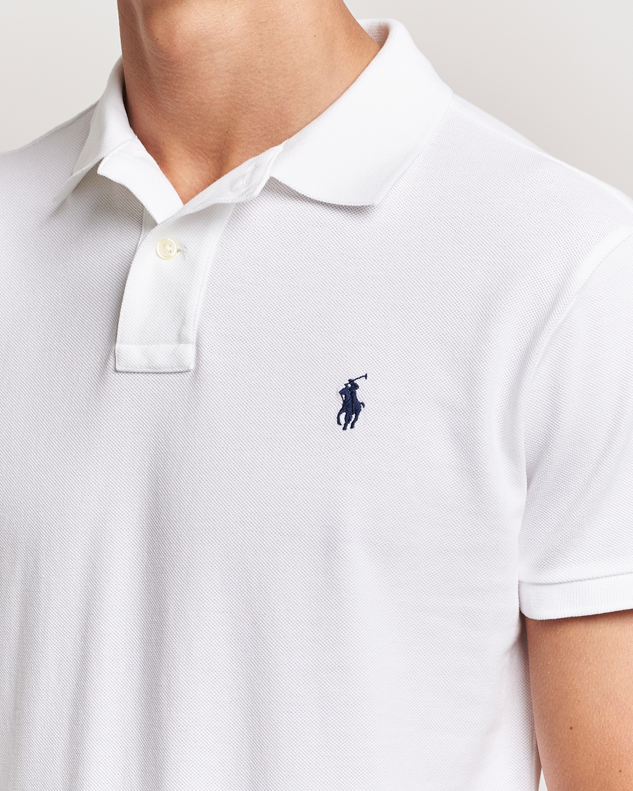 Homme | Polos | Polo Ralph Lauren | Custom Slim Fit Polo White