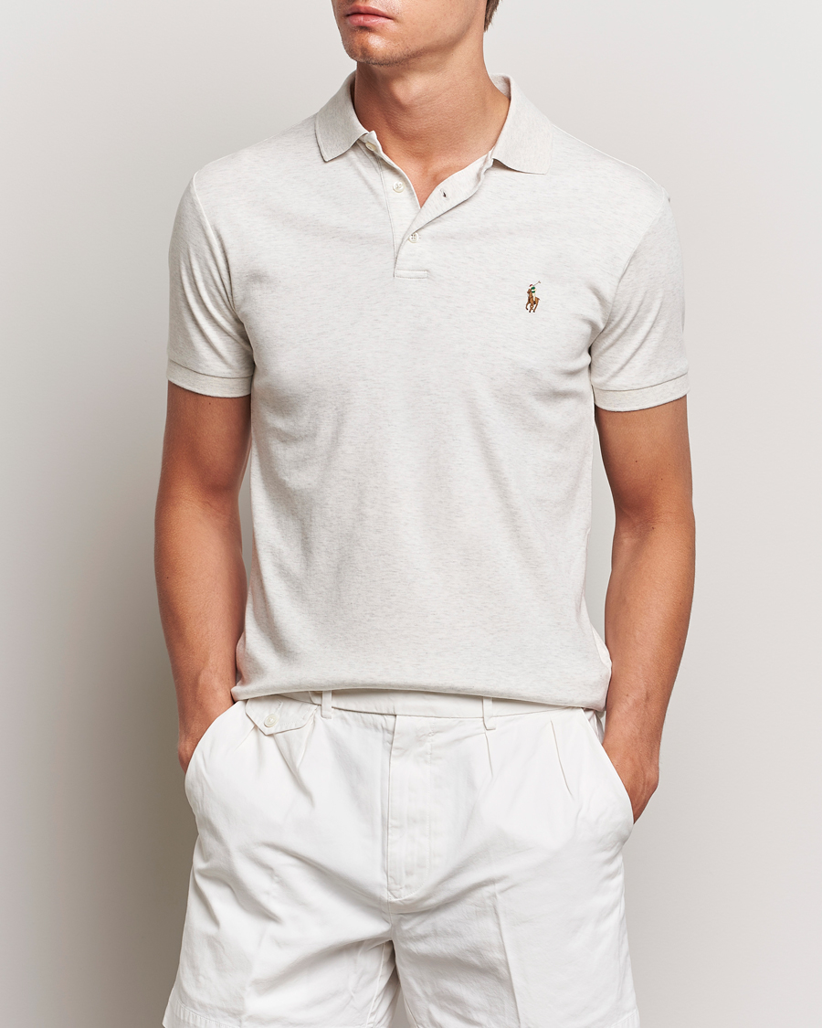 Homme |  | Polo Ralph Lauren | Slim Fit Pima Cotton Polo Polo State Heather