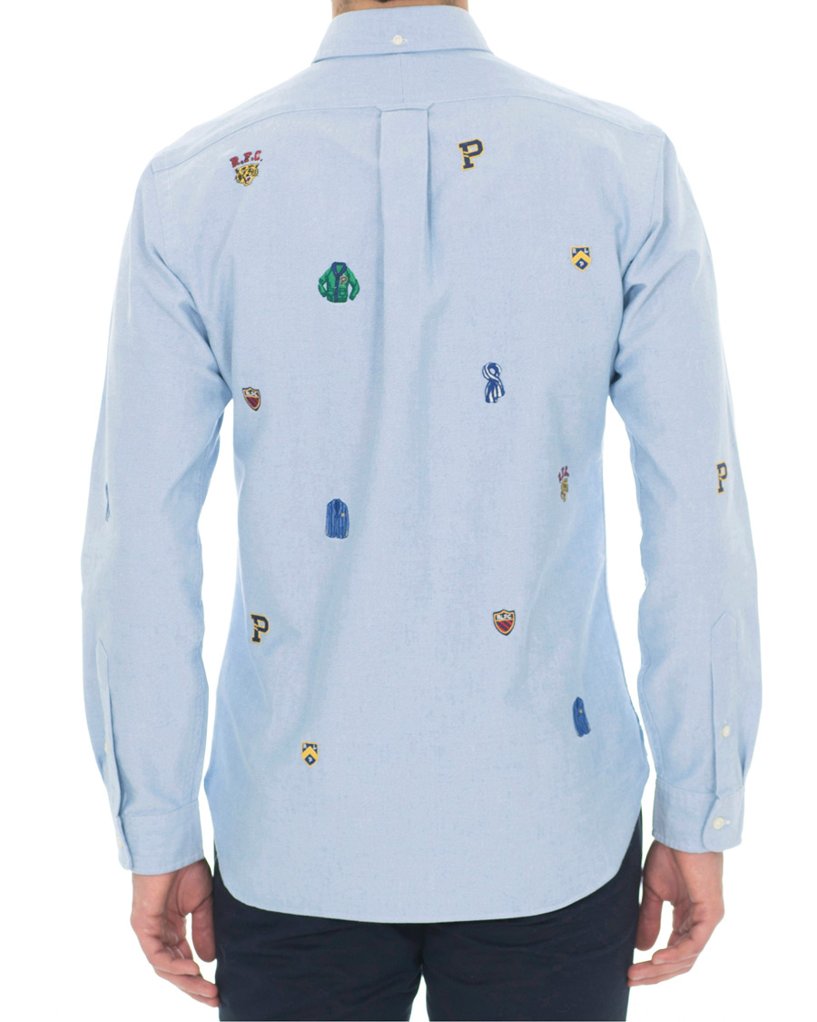 Homme | Chemises | Polo Ralph Lauren | Custom Fit Oxford Shirt Blue