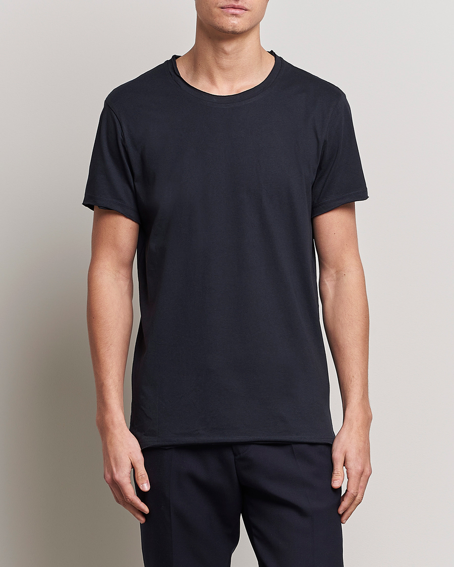 Homme | Loungewear | Bread & Boxers | Crew Neck Relaxed Dark Navy