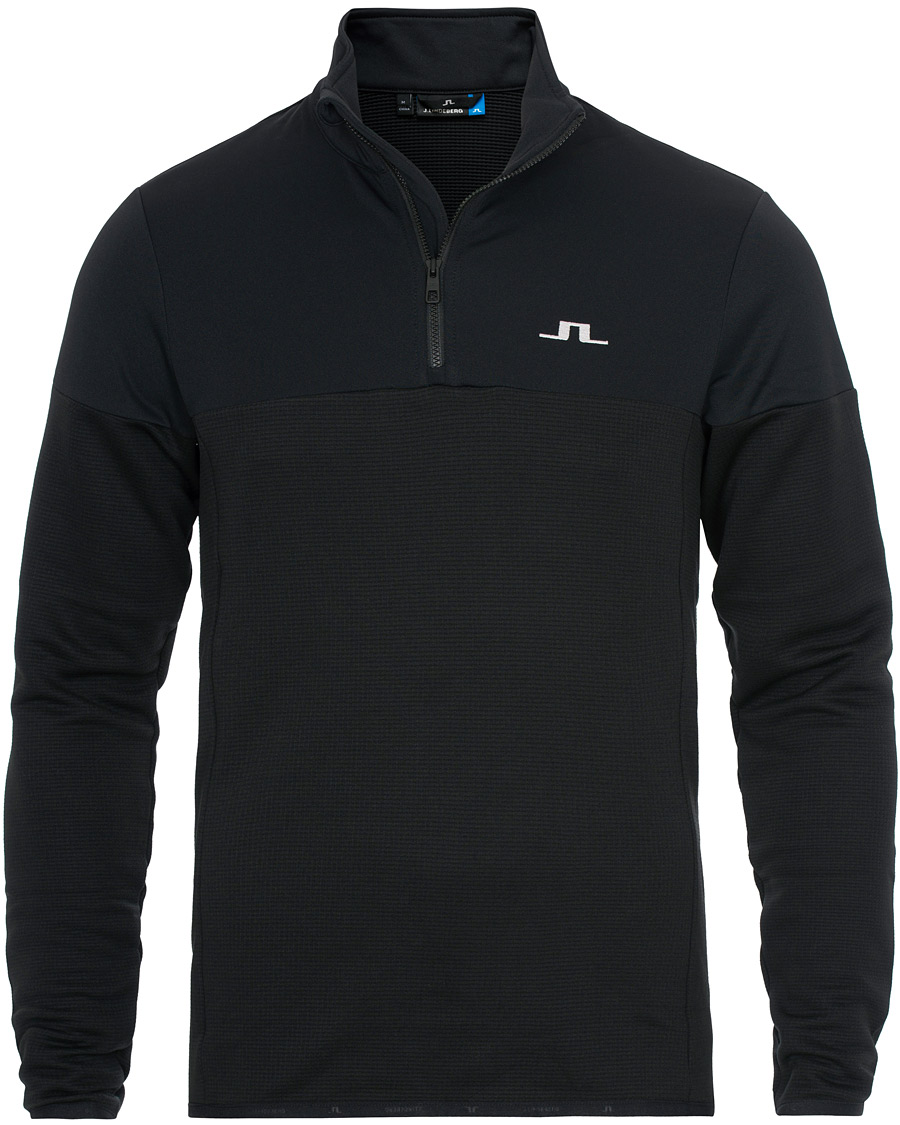 Homme | Pulls Et Tricots | J.Lindeberg | Hubbard Half Zip Black