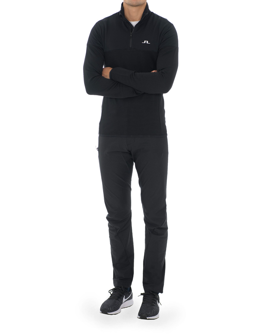Homme | Pulls Et Tricots | J.Lindeberg | Hubbard Half Zip Black