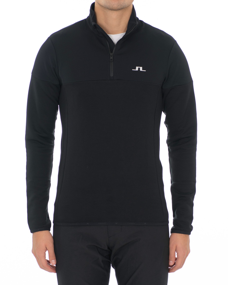 Homme | Pulls Et Tricots | J.Lindeberg | Hubbard Half Zip Black