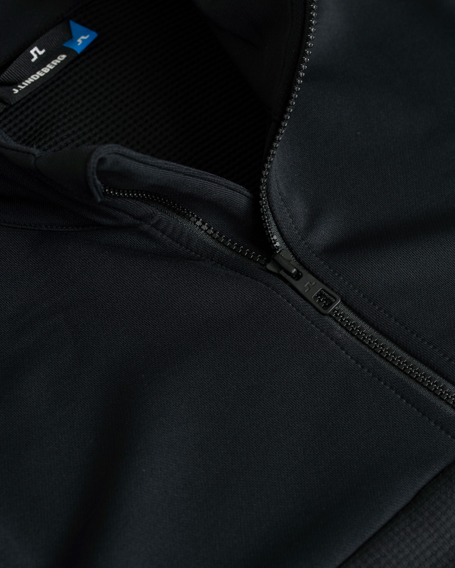 Homme | Pulls Et Tricots | J.Lindeberg | Hubbard Half Zip Black